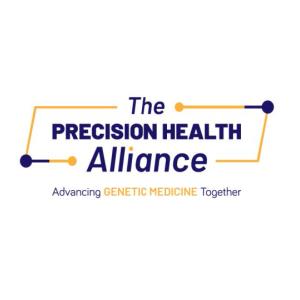 Logo that says The Precision Health Alliance | Advancing Genetic Medicine Together