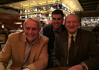 Bob Jones, Eric Velazquez, and Kerry Lee gathering at the STICH/STICHES celebration in 2016.