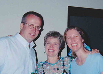 Former DCRI Executive Director Bob Harrington with biostatisticians Karen Pieper and Kristina Sigmon.