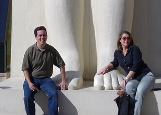In 2011, Adrian Hernandez and Jennifer Green take a break from the EXSCEL Steering Committee to do a little sightseeing in Dubai.