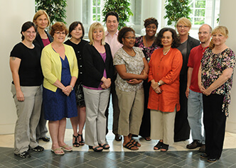 The RECORD study team poses for a picture in June 2012.
