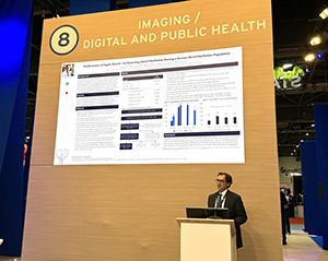 Jonathan Piccini, DCRI faculty member, shares the performance of Apple Watch for detecting atrial fibrillation among a known atrial fibrillation population at ESC 2024.