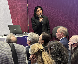 Neha Pagidipati shares her insights during a session at AHA25