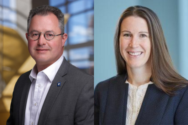 Chris Lindsell and Laine Thomas