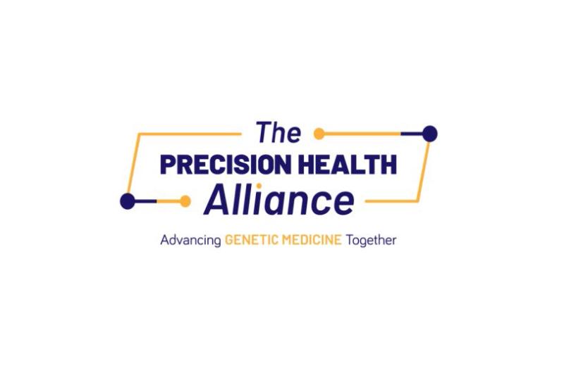 Logo that says The Precision Health Alliance | Advancing Genetic Medicine Together