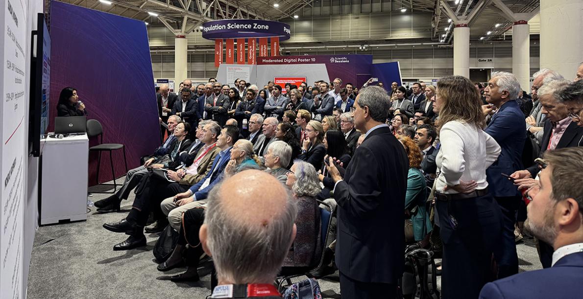 Neha Pagidipati presents the science behind KARDIA-3 to a packed audience at the American Heart Association Scientific Sessions 2025.