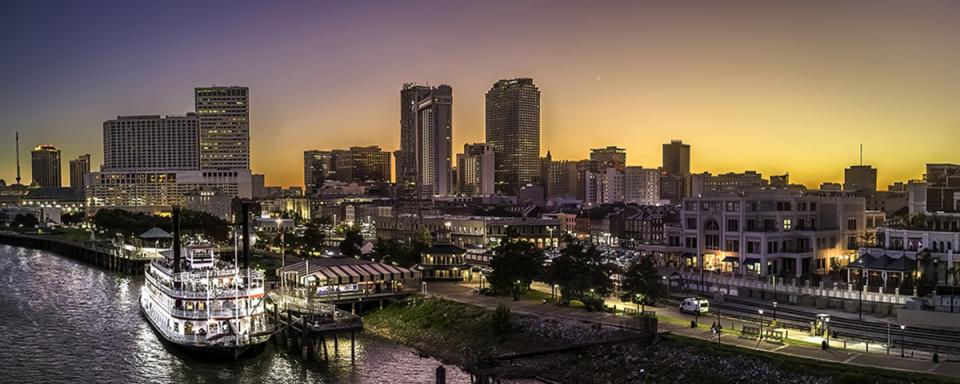 Skyline view of New Orleans, LA