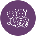 A teddy bear with a stethoscope