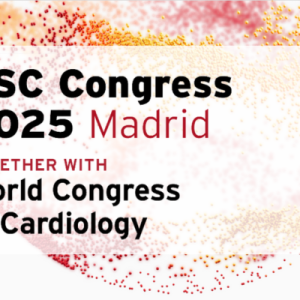 ESC Congress 2025 in Madrid, together with the World Congress of Cardiology